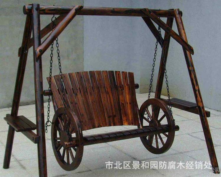 防腐木秋千欣赏十四9724 帖子ID:2544-木图网-木结构之家 www.woodpic.cn