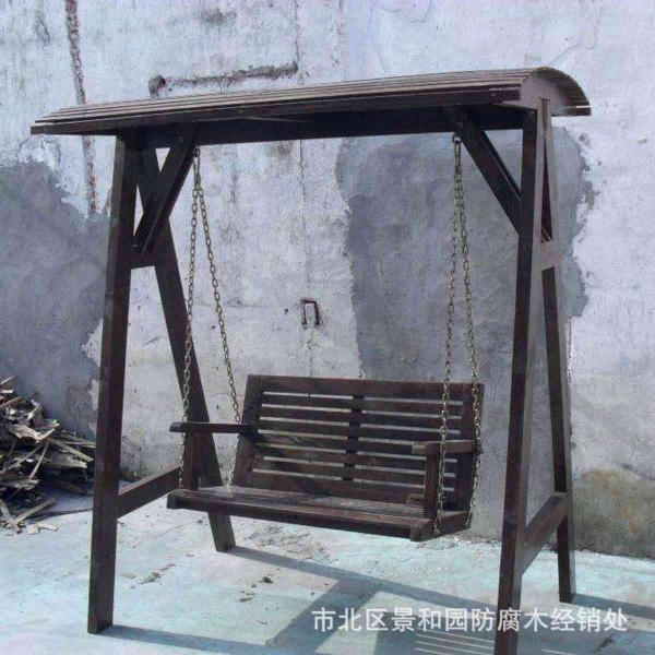 防腐木秋千欣赏十五3892 帖子ID:2545-木图网-木结构之家 www.woodpic.cn