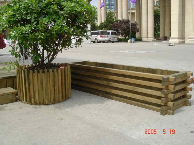 防腐木花箱欣赏二1875 帖子ID:2414-木图网-木结构之家 www.woodpic.cn