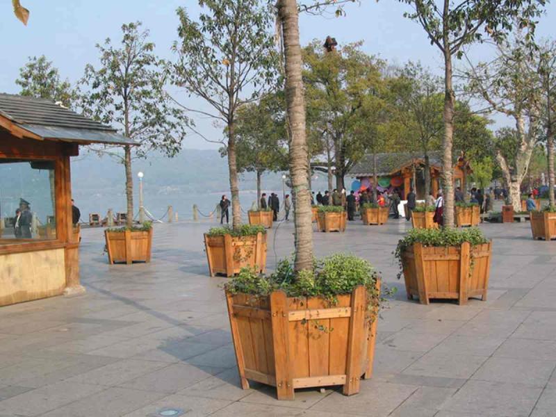 防腐木花箱欣赏五5913 帖子ID:2417-木图网-木结构之家 www.woodpic.cn