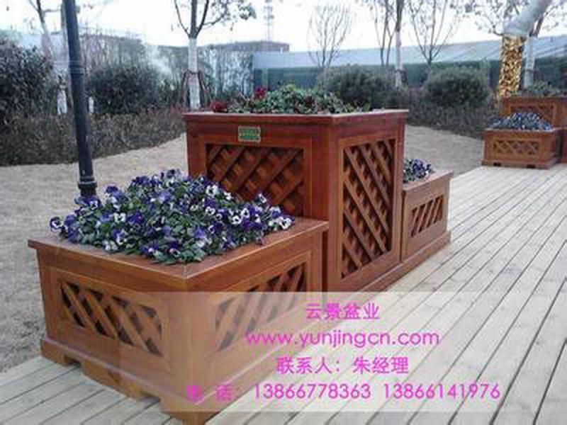 防腐木花箱欣赏十8875 帖子ID:2422-木图网-木结构之家 www.woodpic.cn