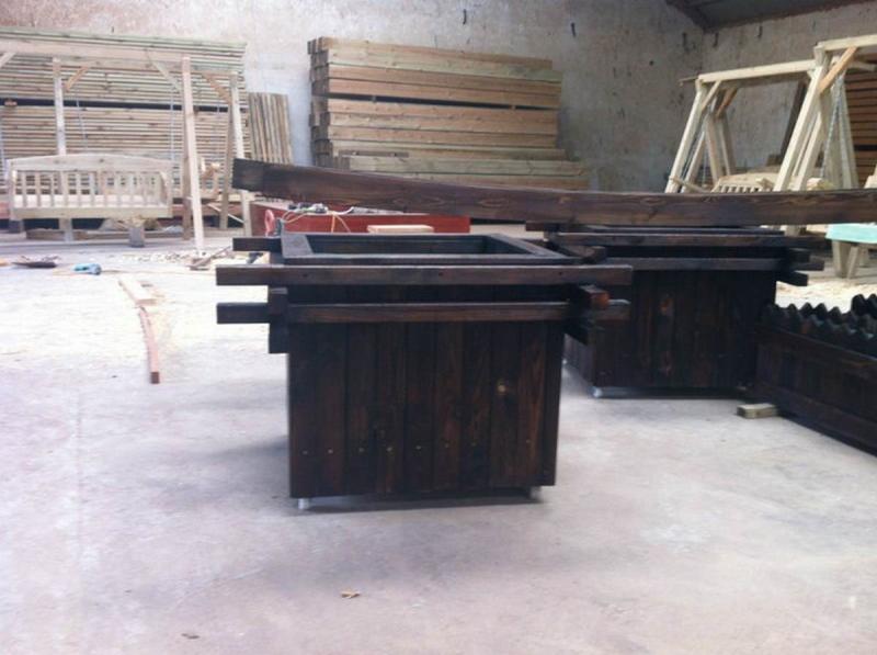 防腐木花箱欣赏十九8652 帖子ID:2431-木图网-木结构之家 www.woodpic.cn