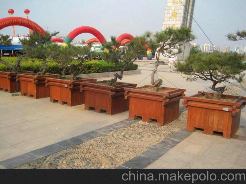 防腐木花箱欣赏二二374 帖子ID:2434-木图网-木结构之家 www.woodpic.cn