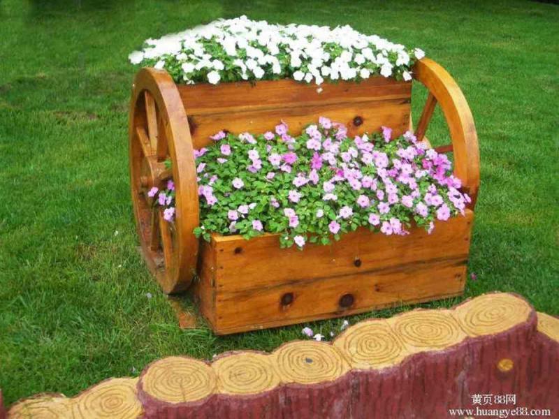 防腐木花箱欣赏二六166 帖子ID:2438-木图网-木结构之家 www.woodpic.cn