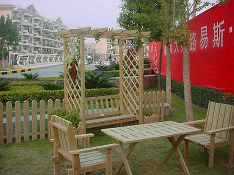 防腐木户外家具欣赏一9849 帖子ID:2451-木图网-木结构之家 www.woodpic.cn