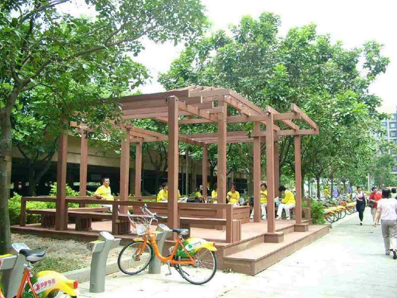 塑木景观小品欣赏三三9977 帖子ID:2611-木图网-木结构之家 www.woodpic.cn