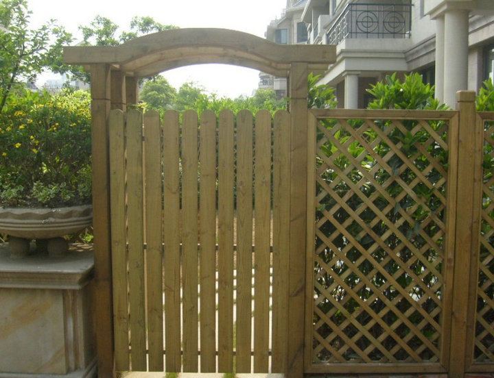 庭院入口花架5723 帖子ID:676-木图网-木结构之家 www.woodpic.cn