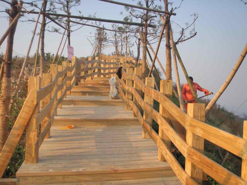 防腐木栈道欣赏三6388 帖子ID:2630-木图网-木结构之家 www.woodpic.cn