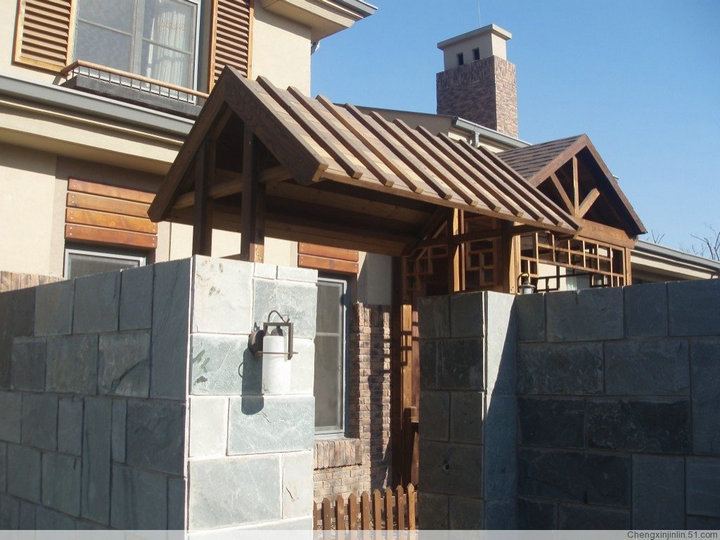 庭院入口花架4728 帖子ID:676-木图网-木结构之家 www.woodpic.cn