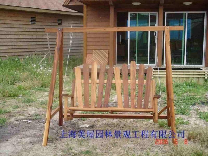 防腐木秋千欣赏二四3920 帖子ID:2553-木图网-木结构之家 www.woodpic.cn
