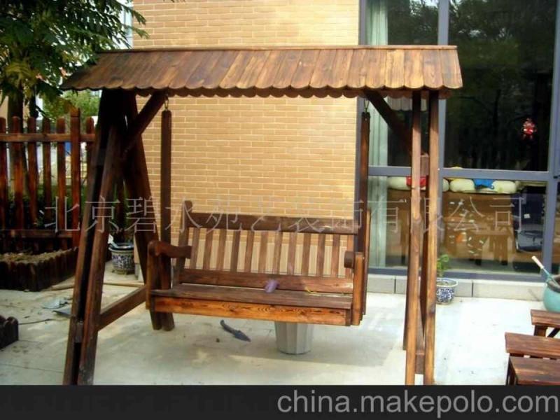 防腐木秋千欣赏二四3216 帖子ID:2553-木图网-木结构之家 www.woodpic.cn