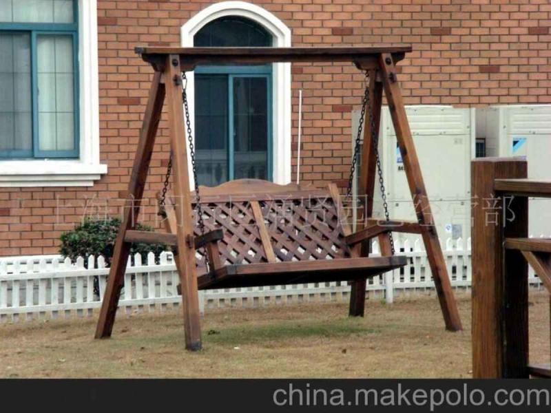 防腐木秋千欣赏二四1887 帖子ID:2553-木图网-木结构之家 www.woodpic.cn