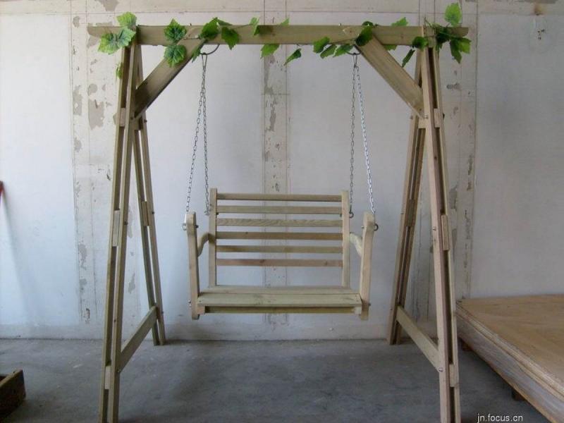 防腐木秋千欣赏二五1577 帖子ID:2554-木图网-木结构之家 www.woodpic.cn