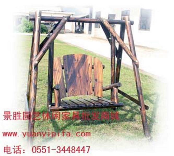 防腐木秋千欣赏二五8191 帖子ID:2554-木图网-木结构之家 www.woodpic.cn