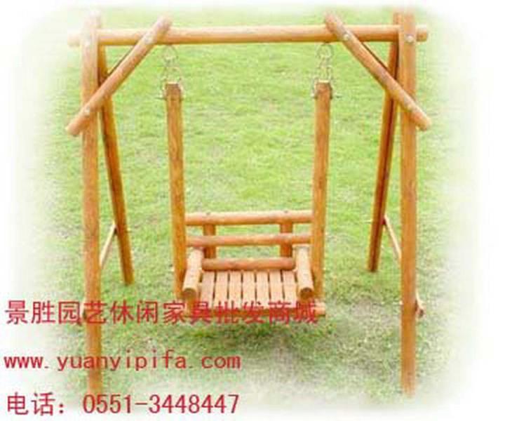 防腐木秋千欣赏二五5438 帖子ID:2554-木图网-木结构之家 www.woodpic.cn