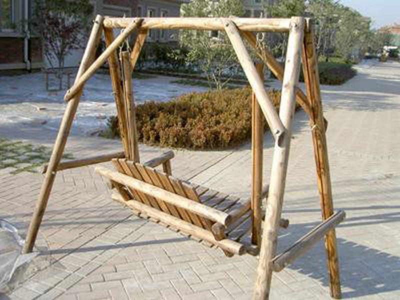防腐木秋千欣赏二六7383 帖子ID:2555-木图网-木结构之家 www.woodpic.cn