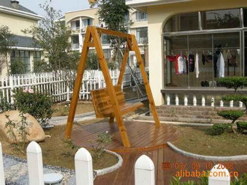 防腐木秋千欣赏二六5127 帖子ID:2555-木图网-木结构之家 www.woodpic.cn