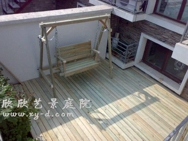 防腐木秋千欣赏二七1617 帖子ID:2556-木图网-木结构之家 www.woodpic.cn