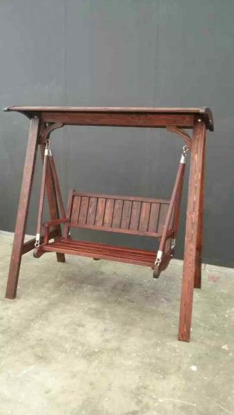 防腐木秋千欣赏二八8665 帖子ID:2557-木图网-木结构之家 www.woodpic.cn