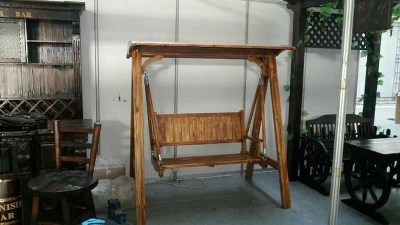防腐木秋千欣赏二九2095 帖子ID:2558-木图网-木结构之家 www.woodpic.cn