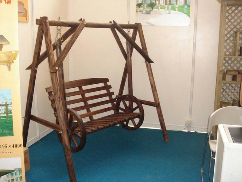 防腐木秋千欣赏二九170 帖子ID:2558-木图网-木结构之家 www.woodpic.cn