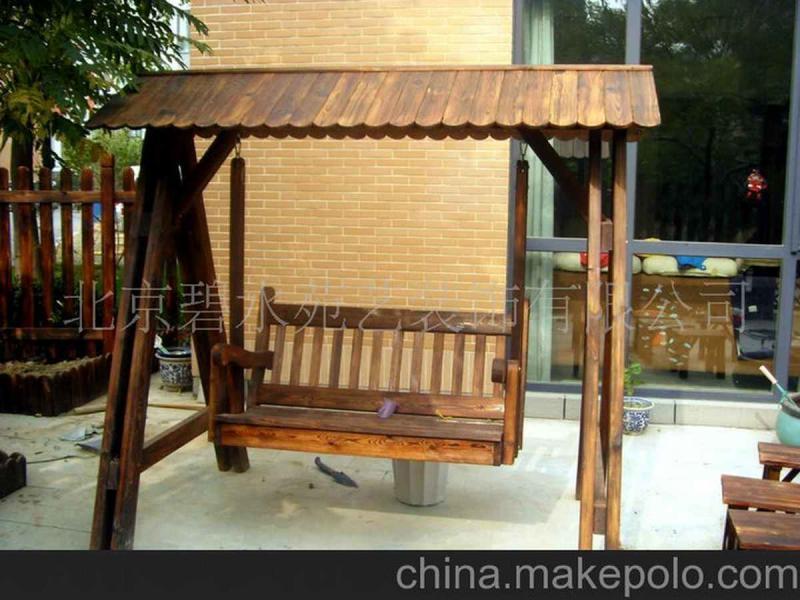 防腐木秋千欣赏三一4989 帖子ID:2560-木图网-木结构之家 www.woodpic.cn