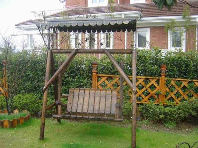 防腐木秋千欣赏三二4747 帖子ID:2561-木图网-木结构之家 www.woodpic.cn