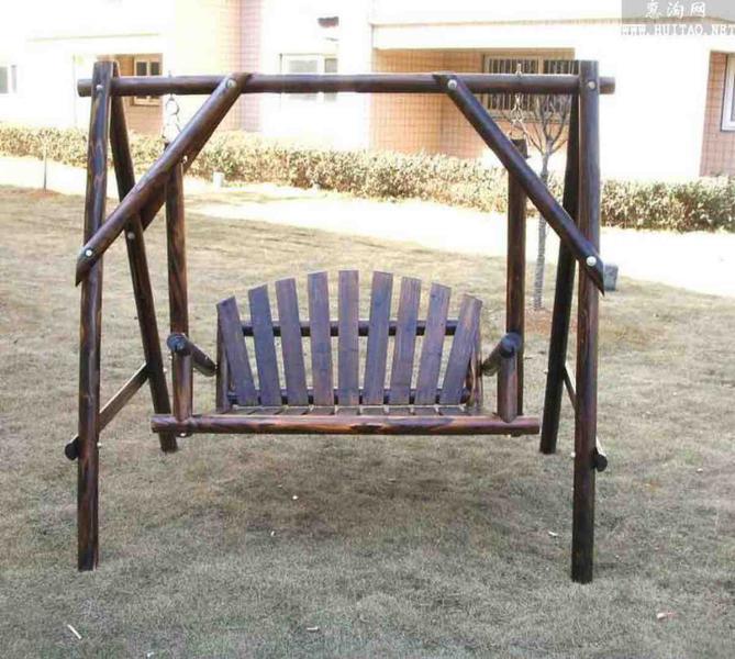 防腐木秋千欣赏三三5533 帖子ID:2562-木图网-木结构之家 www.woodpic.cn
