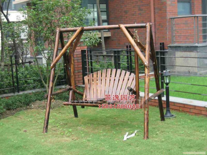 防腐木秋千欣赏三四2380 帖子ID:2563-木图网-木结构之家 www.woodpic.cn