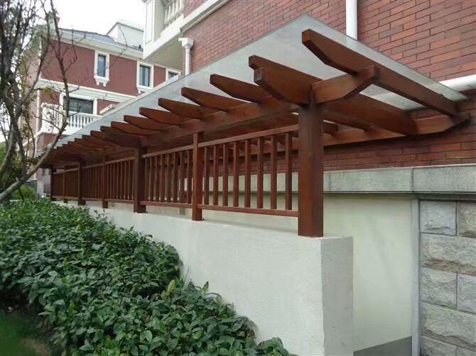 地下车库人行入口花架1979 帖子ID:669-木图网-木结构之家 www.woodpic.cn