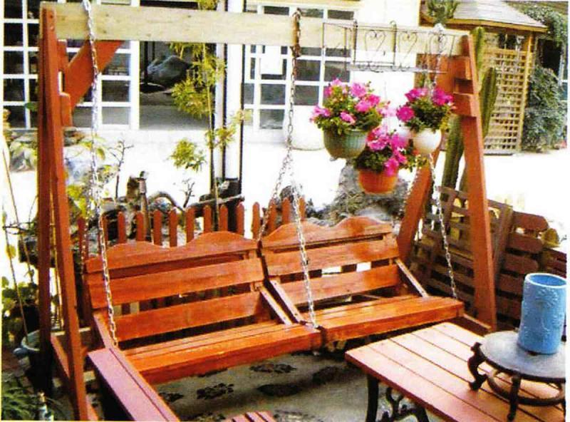 防腐木秋千欣赏三五1968 帖子ID:2564-木图网-木结构之家 www.woodpic.cn