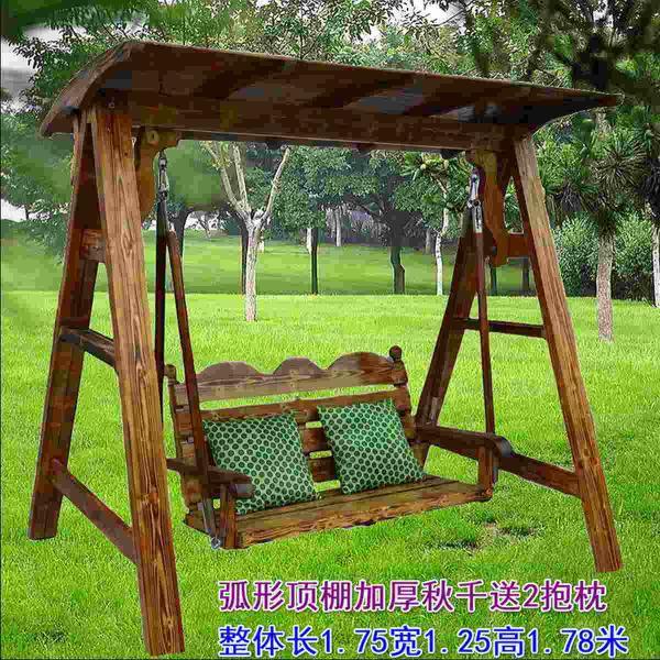 防腐木秋千欣赏三五157 帖子ID:2564-木图网-木结构之家 www.woodpic.cn