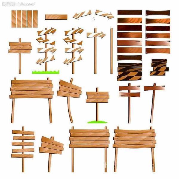 标示牌设计参考五7086 帖子ID:2793-木图网-木结构之家 www.woodpic.cn