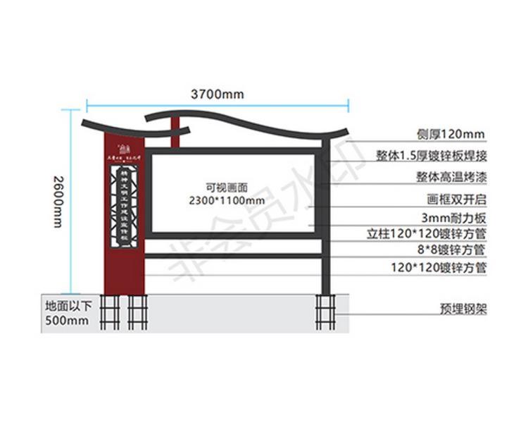 防腐木宣传栏设计参考十9337 帖子ID:2803-木图网-木结构之家 www.woodpic.cn