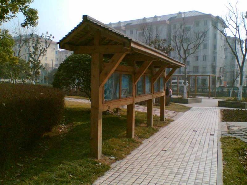 防腐木宣传栏欣赏十一5600 帖子ID:2818-木图网-木结构之家 www.woodpic.cn