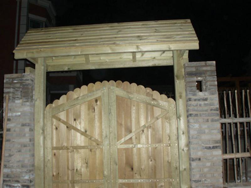 防腐木门欣赏六9625 帖子ID:2746-木图网-木结构之家 www.woodpic.cn