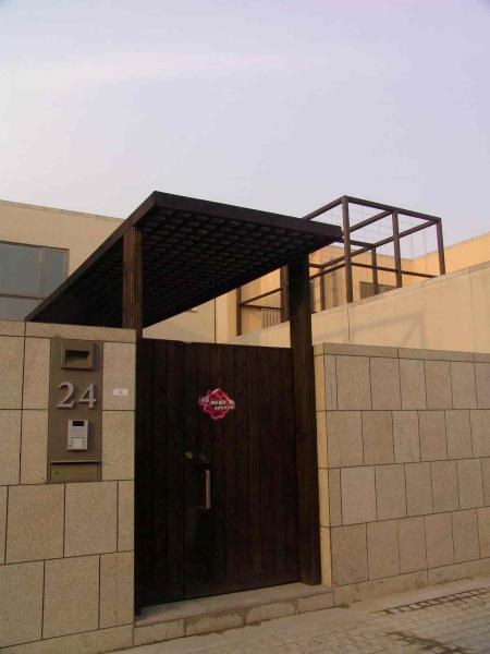 防腐木门欣赏六8911 帖子ID:2746-木图网-木结构之家 www.woodpic.cn