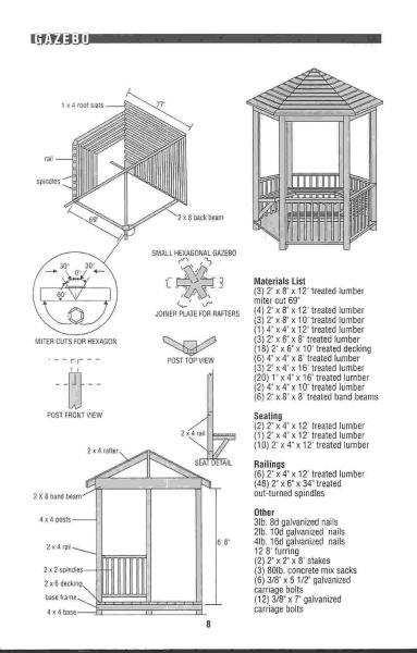简约防腐木休闲亭做法7343 帖子ID:2920-木图网-木结构之家 www.woodpic.cn
