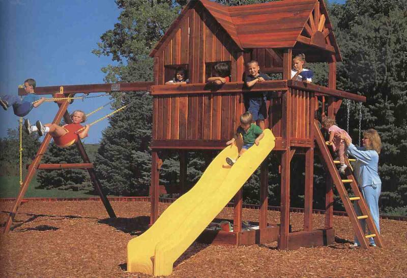 儿童户外木构架做法9377 帖子ID:2938-木图网-木结构之家 www.woodpic.cn