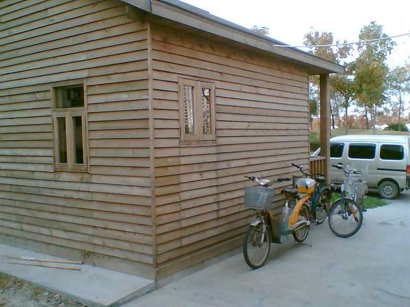 上海松江区某公园防腐木小木屋5994 帖子ID:2945-木图网-木结构之家 www.woodpic.cn