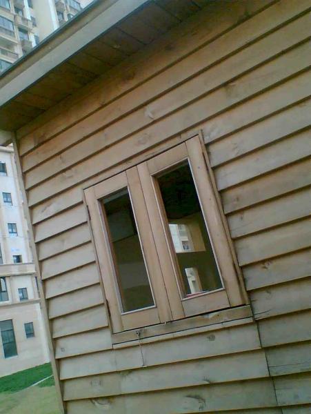 上海松江区某公园防腐木小木屋1098 帖子ID:2945-木图网-木结构之家 www.woodpic.cn