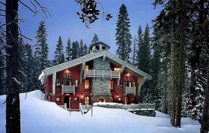加利福尼亚的滑雪小屋7667 帖子ID:2947-木图网-木结构之家 www.woodpic.cn
