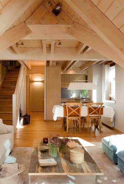 可以看星星的木屋阁楼卧室1573 帖子ID:2949-木图网-木结构之家 www.woodpic.cn