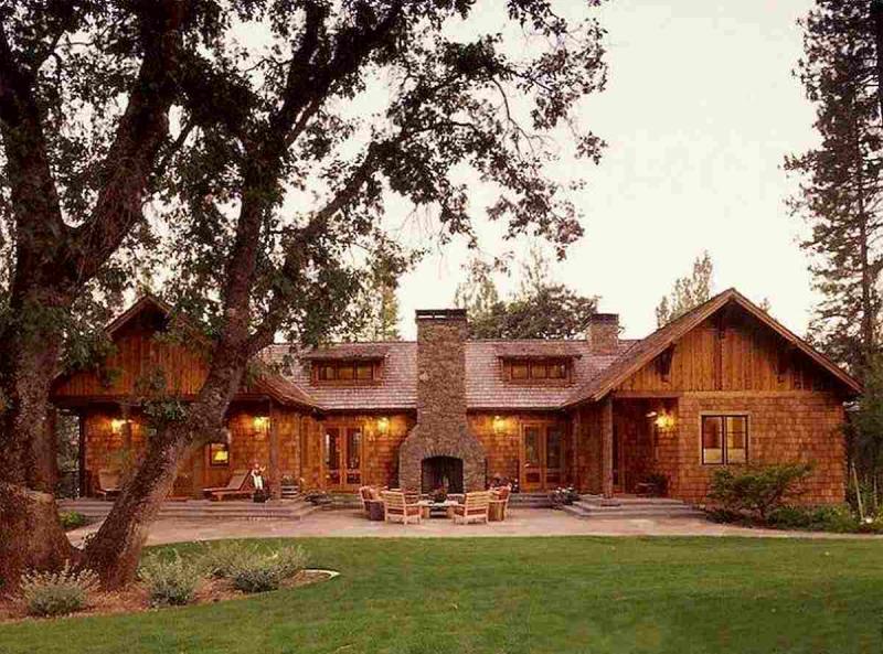 一幢优雅的农场乡间木屋别墅2455 帖子ID:2954-木图网-木结构之家 www.woodpic.cn