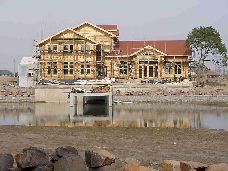 上海世纪森林公园原木别墅组图6027 帖子ID:2958-木图网-木结构之家 www.woodpic.cn