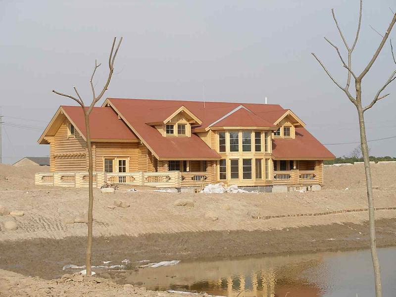 上海世纪森林公园原木别墅组图9210 帖子ID:2958-木图网-木结构之家 www.woodpic.cn