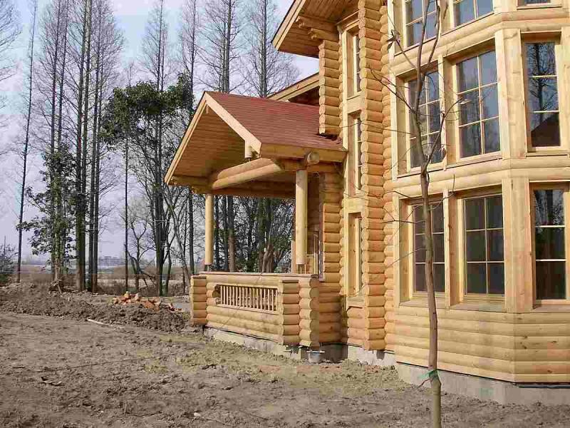 上海世纪森林公园原木别墅组图4609 帖子ID:2958-木图网-木结构之家 www.woodpic.cn