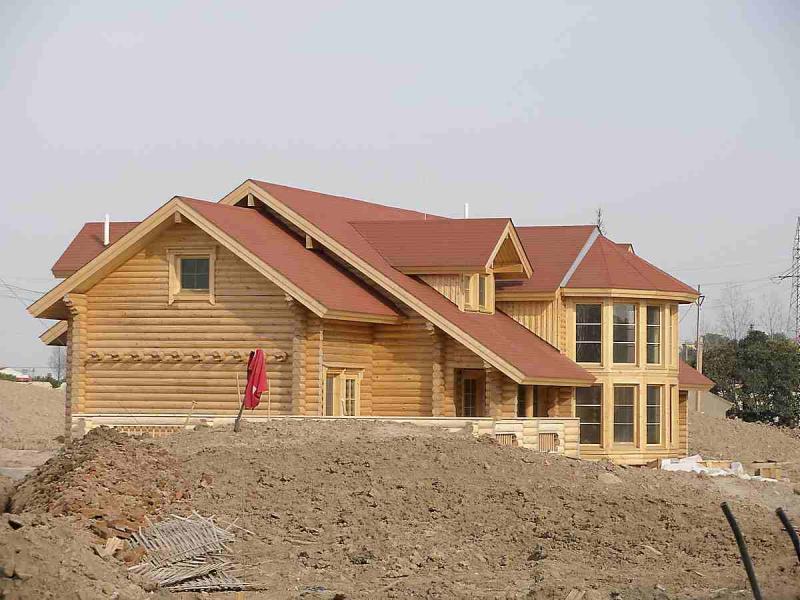 上海世纪森林公园原木别墅组图8266 帖子ID:2958-木图网-木结构之家 www.woodpic.cn