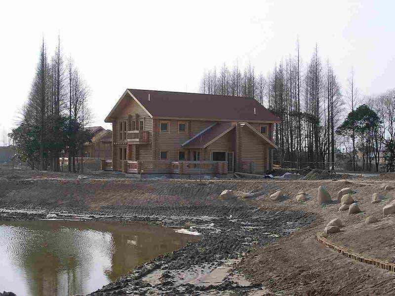 上海世纪森林公园原木别墅组图3460 帖子ID:2958-木图网-木结构之家 www.woodpic.cn