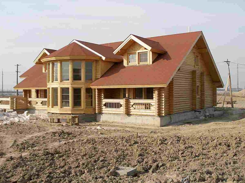 上海世纪森林公园原木别墅组图6240 帖子ID:2958-木图网-木结构之家 www.woodpic.cn